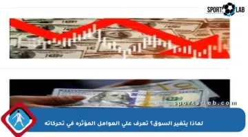 لماذا يتغير السوق؟ تعرف على العوامل المؤثرة في تحركاته